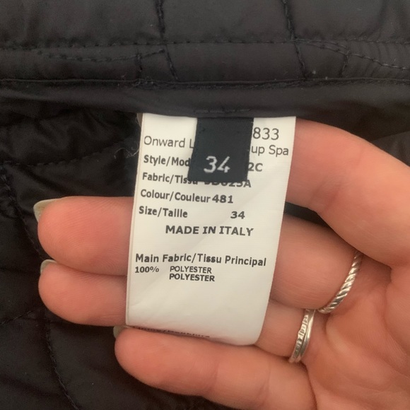 JIL SANDER Navy Quilted Jacket - Picture 4 of 4